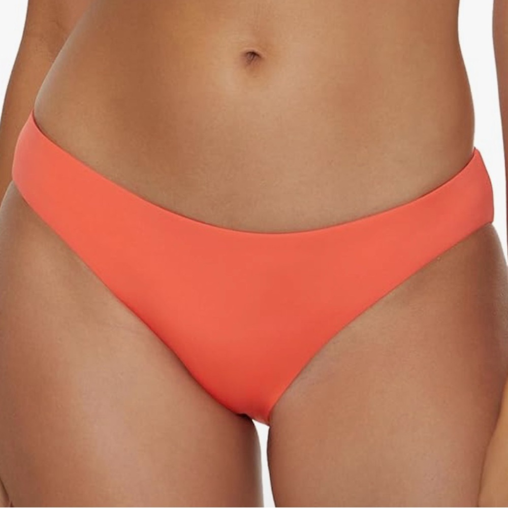 BECCA HIPSTER PANT BIKINI SZ S Coral - Picture 2 of 5